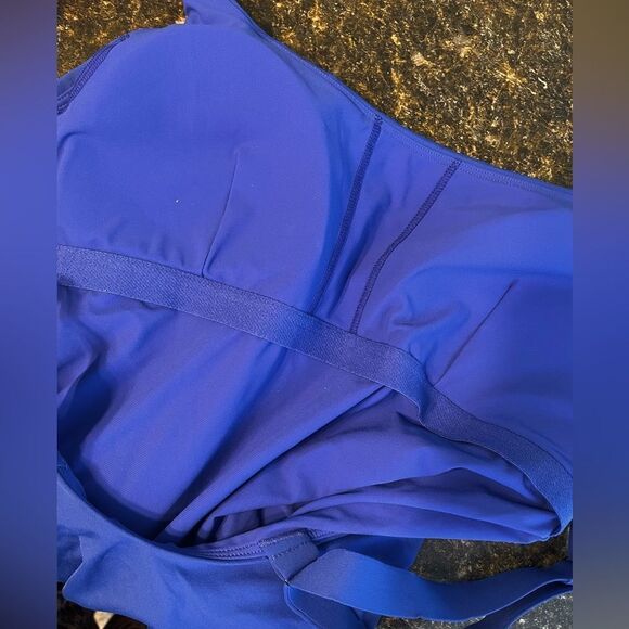 NWT Athleta Hermosa Cerulean Blue One Piece Swimsuit S - Picture 5 of 9